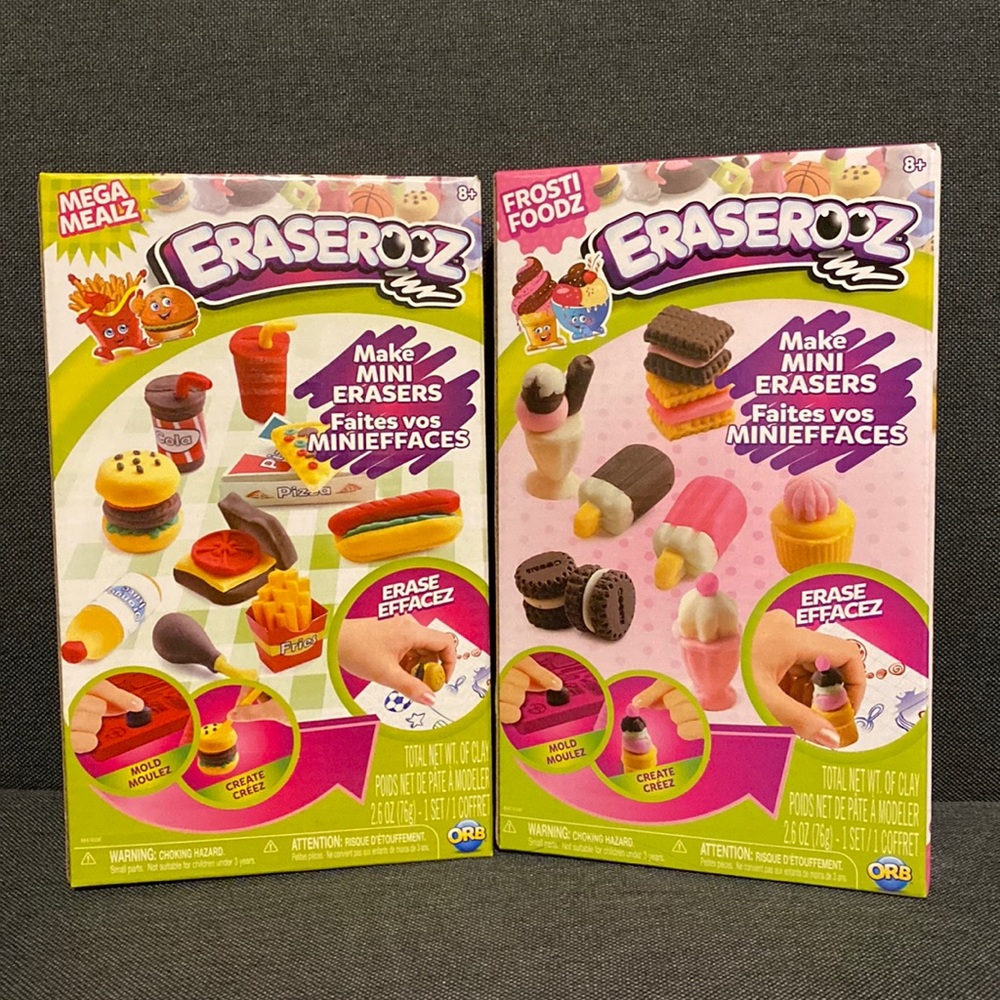DIY Foodie Erasers Eraserooz
